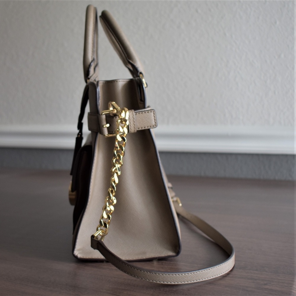 Michael Kors Emma Saffiano Leather Satchel 🎉HP🎉 - Picture 4 of 6